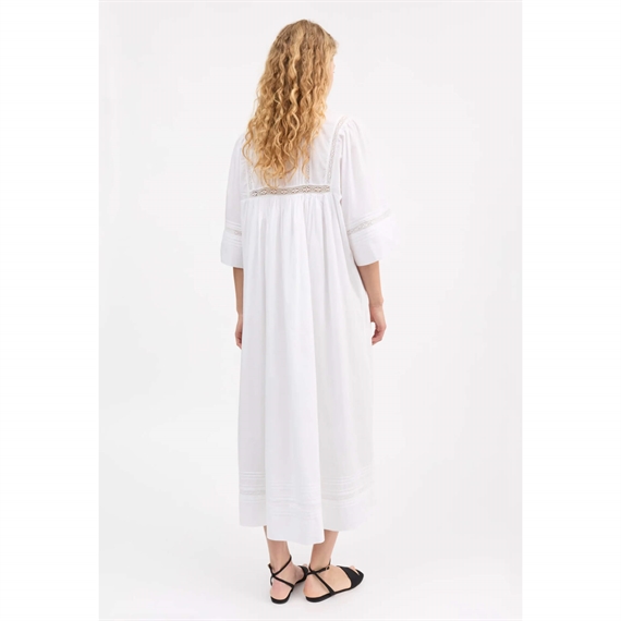 Skall Studio Magnolia Kjole, Optic White 